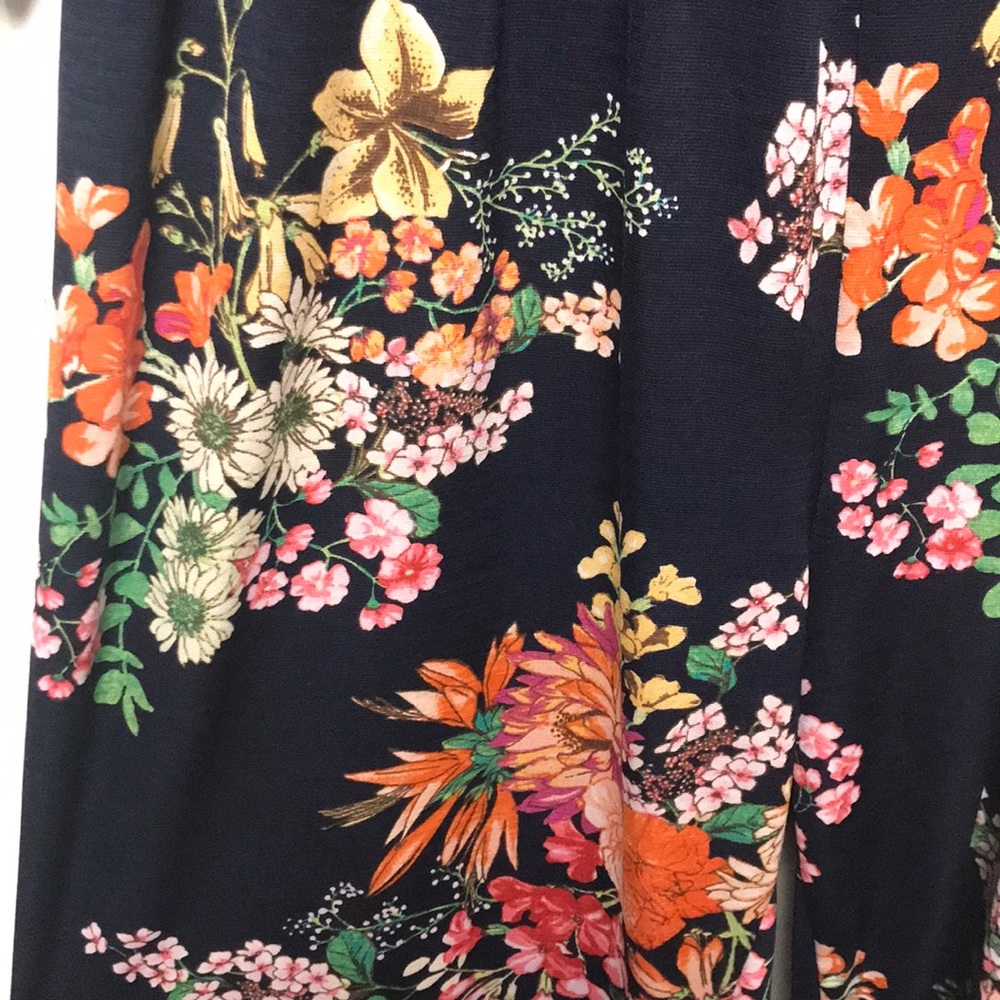 Navy & floral jumpsuit